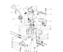 Traction Linkage Assembly Diagram and Parts List for 38573 9000001-9999999 - 1989 Toro Snow Blower