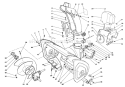 Housing & Chute Assembly Diagram and Parts List for 38573 9000001-9999999 - 1989 Toro Snow Blower
