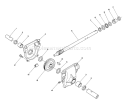 28 In. Auger Gearcase Diagram and Parts List for 38574 0000001-0999999 - 1990 Toro Snow Blower