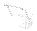 Drift Breaker Diagram and Parts List for 38574 0000001-0999999 - 1990 Toro Snow Blower