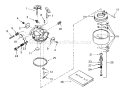 Carburetor Diagram and Parts List for 38574 2000001-2999999 - 1992 Toro Snow Blower