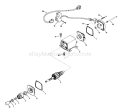 Electric Starter Diagram and Parts List for 38574 2000001-2999999 - 1992 Toro Snow Blower