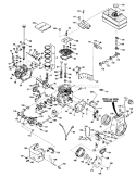 Page G Diagram and Parts List for 38574 2000001-2999999 - 1992 Toro Snow Blower
