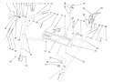 Handle Assembly Diagram and Parts List for 38574 2000001-2999999 - 1992 Toro Snow Blower