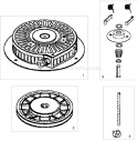Rewind Starter Diagram and Parts List for 38575 280000001-280999999 - 2008 Toro Snow Blower