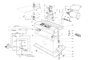 Starter Motor Diagram and Parts List for 38566 0000001-0999999 - 1990 Toro Snow Blower
