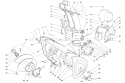 Housing & Chute Assembly Diagram and Parts List for 38566 0000001-0999999 - 1990 Toro Snow Blower