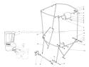 Snow Cab Diagram and Parts List for 38566 0000001-0999999 - 1990 Toro Snow Blower