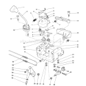 Traction Linkage Assembly Diagram and Parts List for 38566 0000001-0999999 - 1990 Toro Snow Blower
