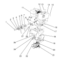 Engine Diagram and Parts List for 38566 1000001-1999999 - 1991 Toro Snow Blower