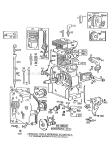 Page H Diagram and Parts List for 38566 1000001-1999999 - 1991 Toro Snow Blower