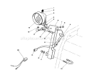 Light Kit Diagram and Parts List for 38580 2000001-2999999 - 1992 Toro Snow Blower