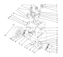 Traction Drive Assembly Diagram and Parts List for 38580 2000001-2999999 - 1992 Toro Snow Blower