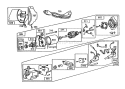 Electric Starter Diagram and Parts List for 38566 3900001-3999999 - 1993 Toro Snow Blower