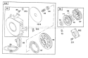 Page J Diagram and Parts List for 38566 3900001-3999999 - 1993 Toro Snow Blower