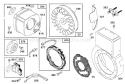 Page K Diagram and Parts List for 38566 3900001-3999999 - 1993 Toro Snow Blower