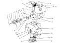 Engine Diagram and Parts List for 38566 3900001-3999999 - 1993 Toro Snow Blower