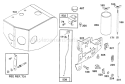 Page H Diagram and Parts List for 38566 3900001-3999999 - 1993 Toro Snow Blower
