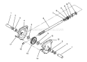 32 In. Auger Gearcase Diagram and Parts List for 38566 59000001-59999999 - 1995 Toro Snow Blower
