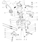 Traction Linkage Assembly Diagram and Parts List for 38565 8000001-8999999 - 1988 Toro Snow Blower