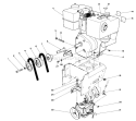 Engine Diagram and Parts List for 38565 8000001-8999999 - 1988 Toro Snow Blower