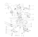 Traction Linkage Assembly Diagram and Parts List for 38565 9000001-9999999 - 1989 Toro Snow Blower