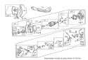 Part Location Diagram of 491192 Tecumseh Commutator End Cap Assembly.