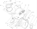 Shroud and Control Assembly Diagram and Parts List for 38581 280000001-280999999 - 2008 Toro Snow Blower