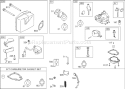 Muffler, Carburetor and Intake Manifold Diagram and Parts List for 38581 280000001-280999999 - 2008 Toro Snow Blower