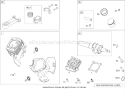 Cylinder, Piston and Connecting Rod Assembly Diagram and Parts List for 38582 280000001-280999999 - 2008 Toro Snow Blower