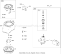 Flywheel, Blower Housing and Starter Assembly Diagram and Parts List for 38582 280000001-280999999 - 2008 Toro Snow Blower