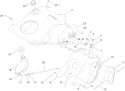 Shroud Assembly Diagram and Parts List for 38584 310000001-310999999 - 2010 Toro Snow Blower