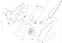 Rotor Drive Assembly Diagram and Parts List for 38585 280000001-280999999 - 2008 Toro Snow Blower