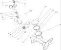 Chute Assembly Diagram and Parts List for 38586 290000001-290999999 - 2009 Toro Snow Blower
