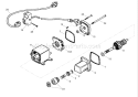 Part Location Diagram of 37657 Tecumseh Electric Starter Motor Asm