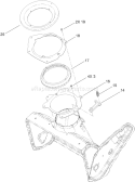 Chute Control Assembly Diagram and Parts List for 38587 310000001-310999999 - 2010 Toro Snow Blower