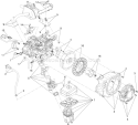 Recoil Start Engine Component Assembly Diagram and Parts List for 38588 311000001-311999999 - 2011 Toro Snow Blower
