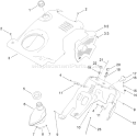 Shroud Assembly Diagram and Parts List for 38589 311000001-311999999 - 2011 Toro Snow Blower