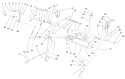 Part Location Diagram of 99-5973 Toro Control Plate Asm, Welded