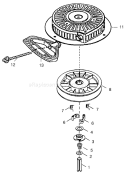 Page H Diagram and Parts List for 38590 9900001-9999999 - 1999 Toro Snow Blower