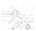 Page H Diagram and Parts List for 38601 240000001-240999999 - 2004 Toro Snow Blower