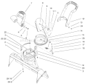 Page A Diagram and Parts List for 38600 210000001-210999999 - 2001 Toro Snow Blower