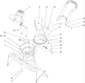 Page A Diagram and Parts List for 38602 250000001-250999999 - 2005 Toro Snow Blower
