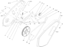 Part Location Diagram of 104-0869 Toro Spring-brake