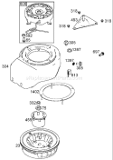 Page E Diagram and Parts List for 38601 220000001-220999999 - 2002 Toro Snow Blower