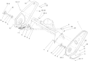 Page K Diagram and Parts List for 38603 250000001-250999999 - 2005 Toro Snow Blower