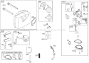 Page G Diagram and Parts List for 38603 250000001-250999999 - 2005 Toro Snow Blower