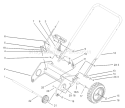 Page H Diagram and Parts List for 38603 250000001-250999999 - 2005 Toro Snow Blower