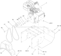 Page G Diagram and Parts List for 38605 280000001-280999999 - 2008 Toro Snow Blower