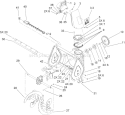 Part Location Diagram of 112-6641 Toro Auger Housing Assembly